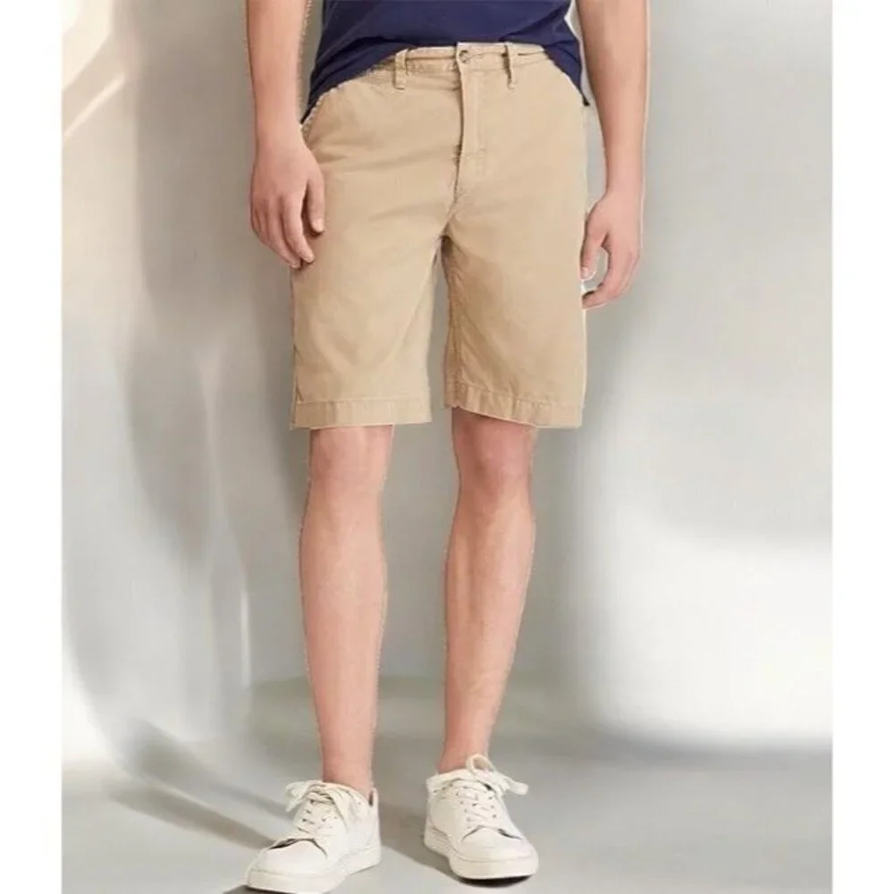 Polo Ralph Lauren Mens Relaxed Fit Tan Twill Chino Shorts 30W 10
